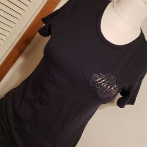 Women's harley davidson black tee shirt